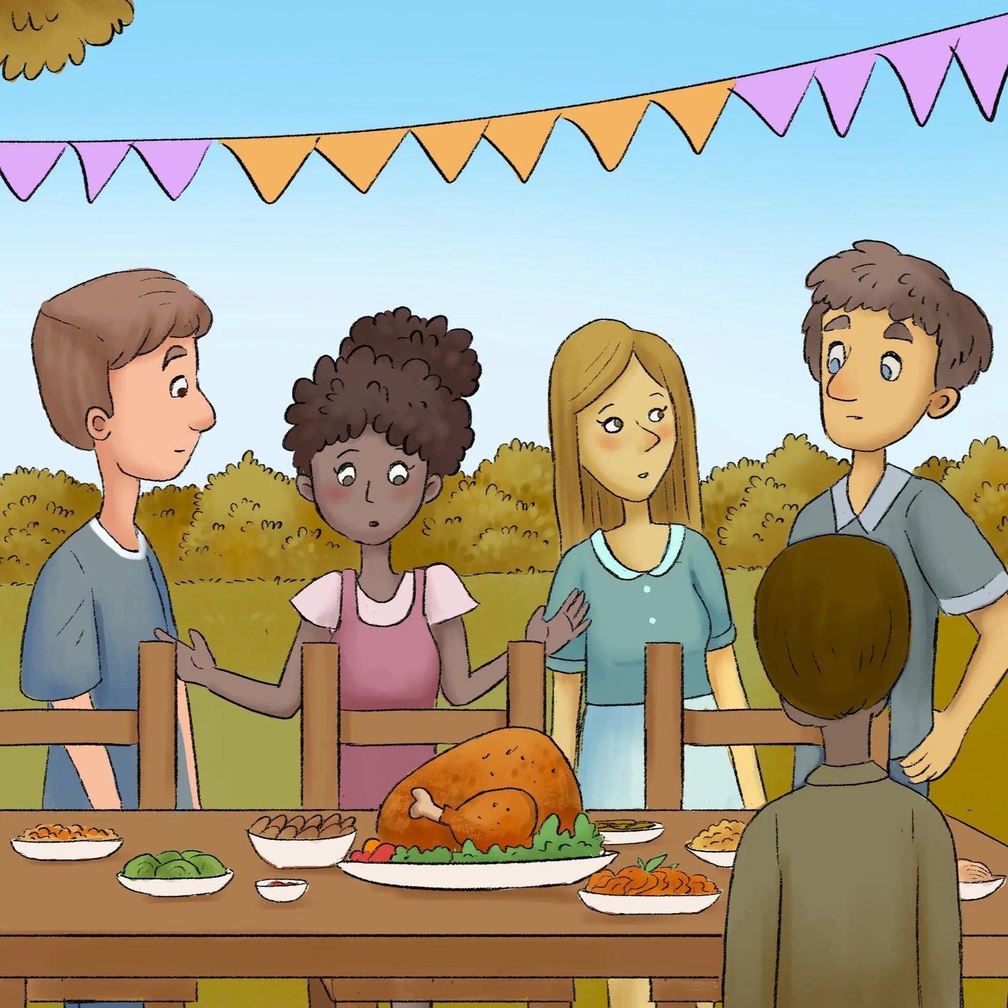 The Great Thanksgiving Feast children's book