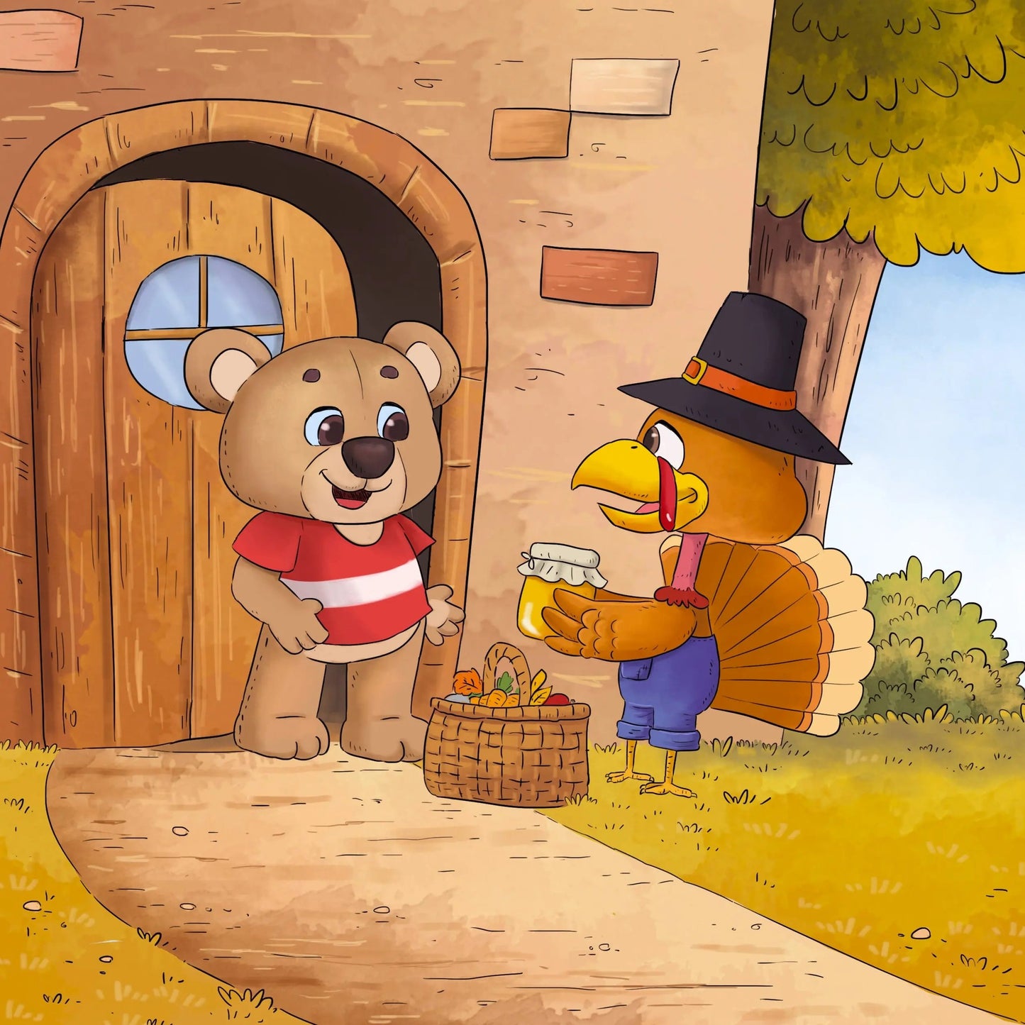 Taylor The Thankful Turkey: Thanksgiving Book for Kids Sonicaellis