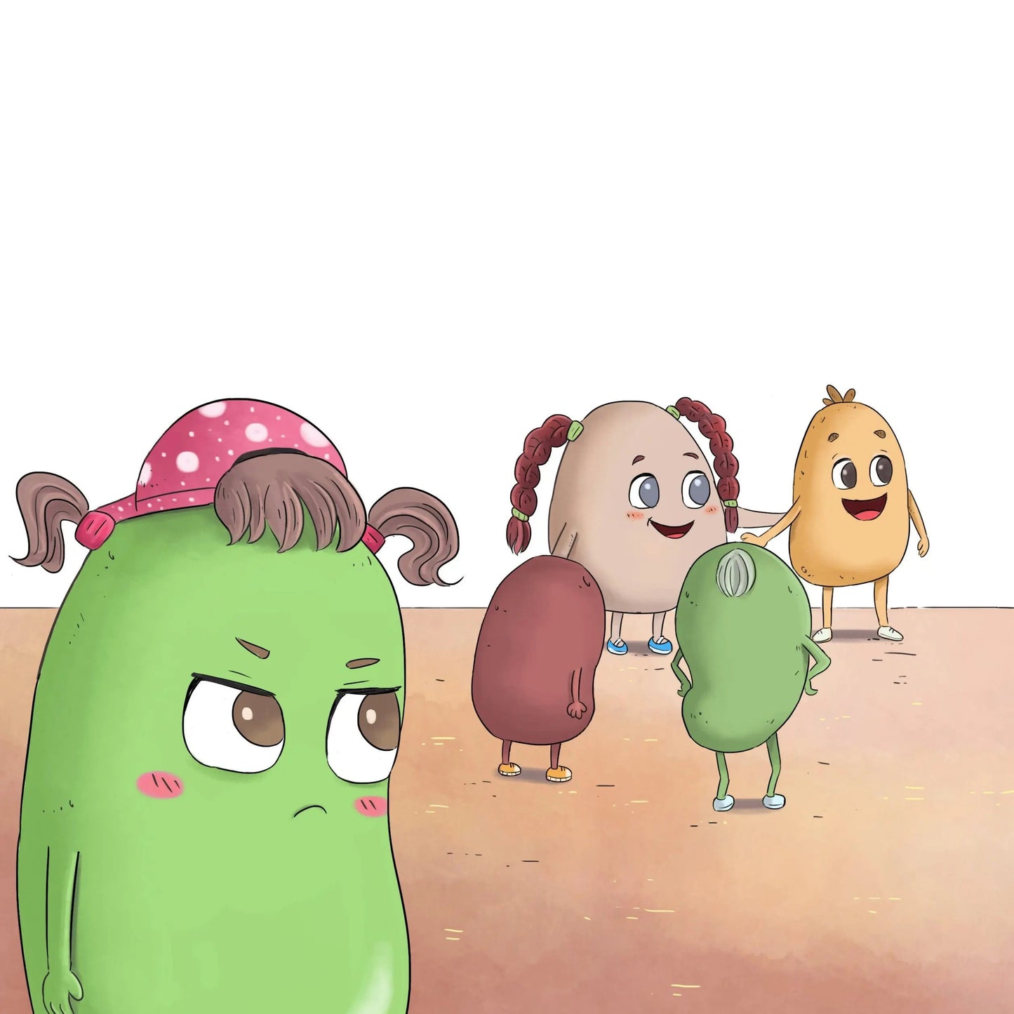 The Mean Bean: A Children's Book About Anger Management, Jealousy, and Bullying Sonicaellis