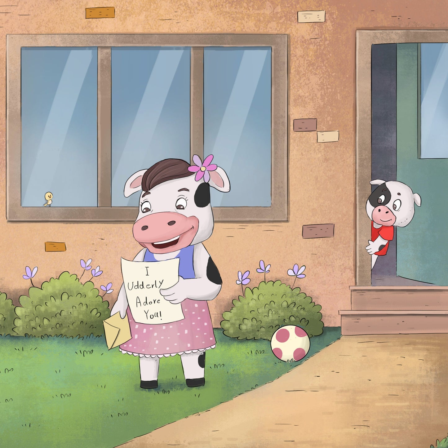 I udderly adore you pun