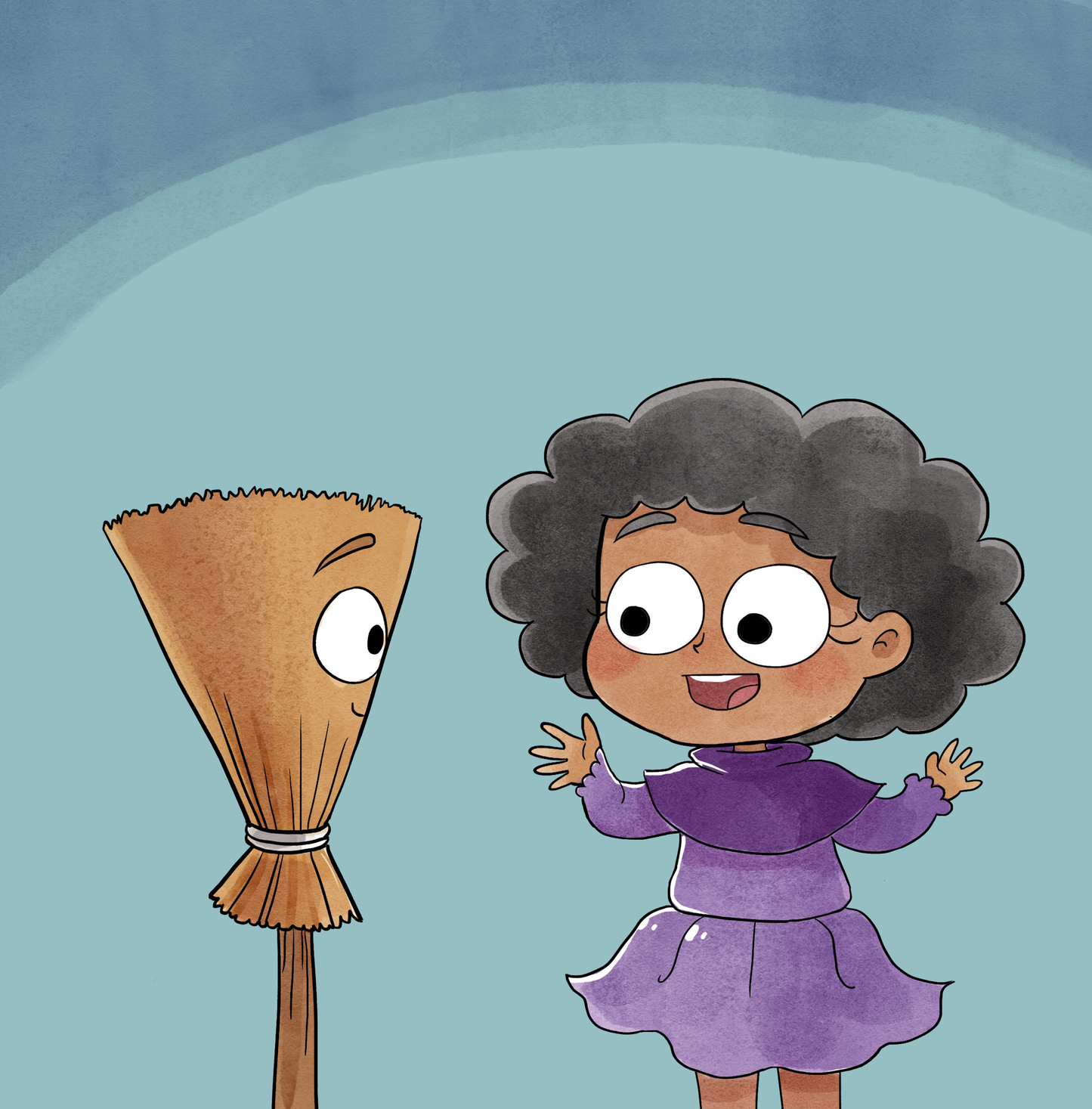 The Witch and the Anxious Broomstick: A Halloween-Inspired Children's Book About Overcoming Anxiety, Worry, and Fear.