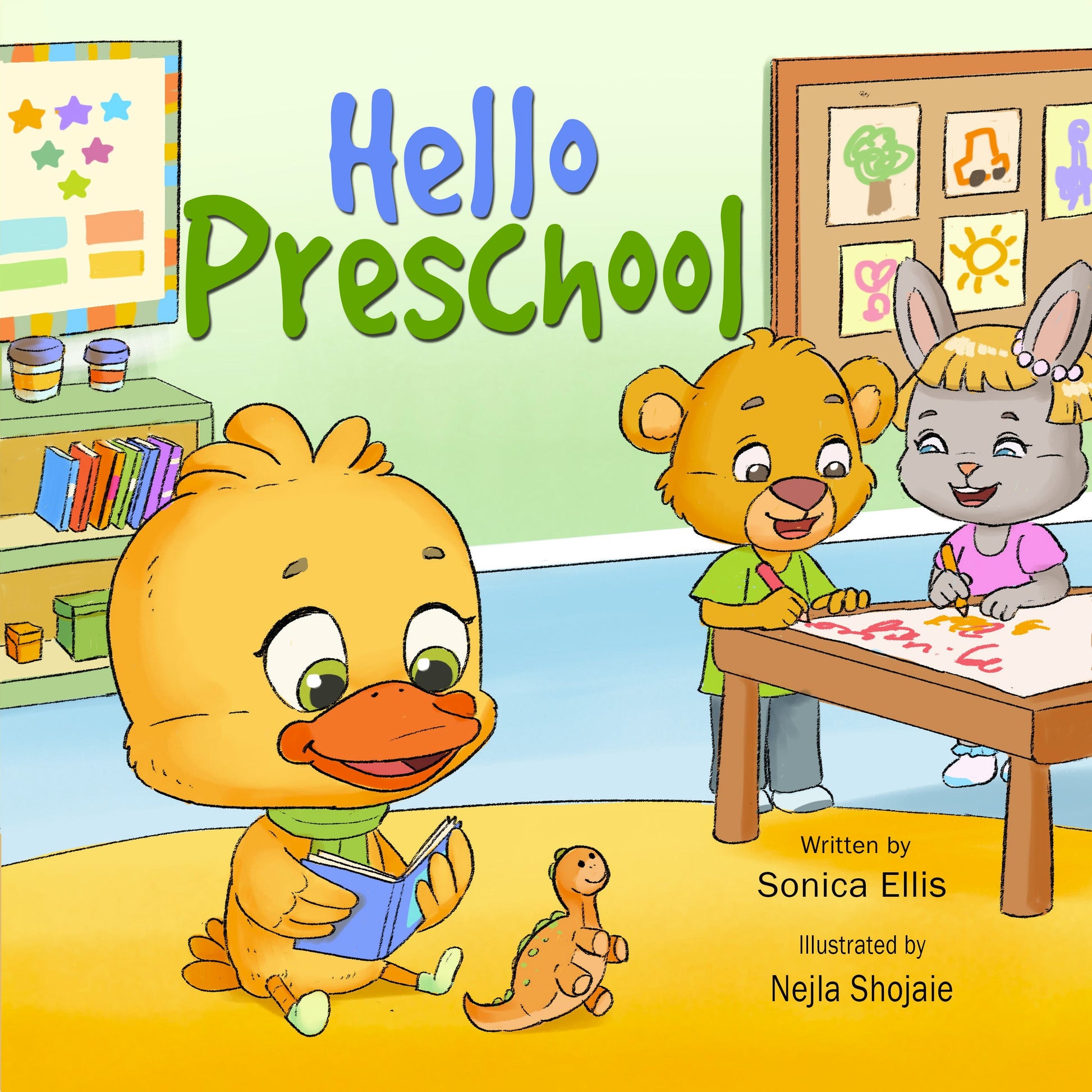 Hello Preschool book cover for kids starting school