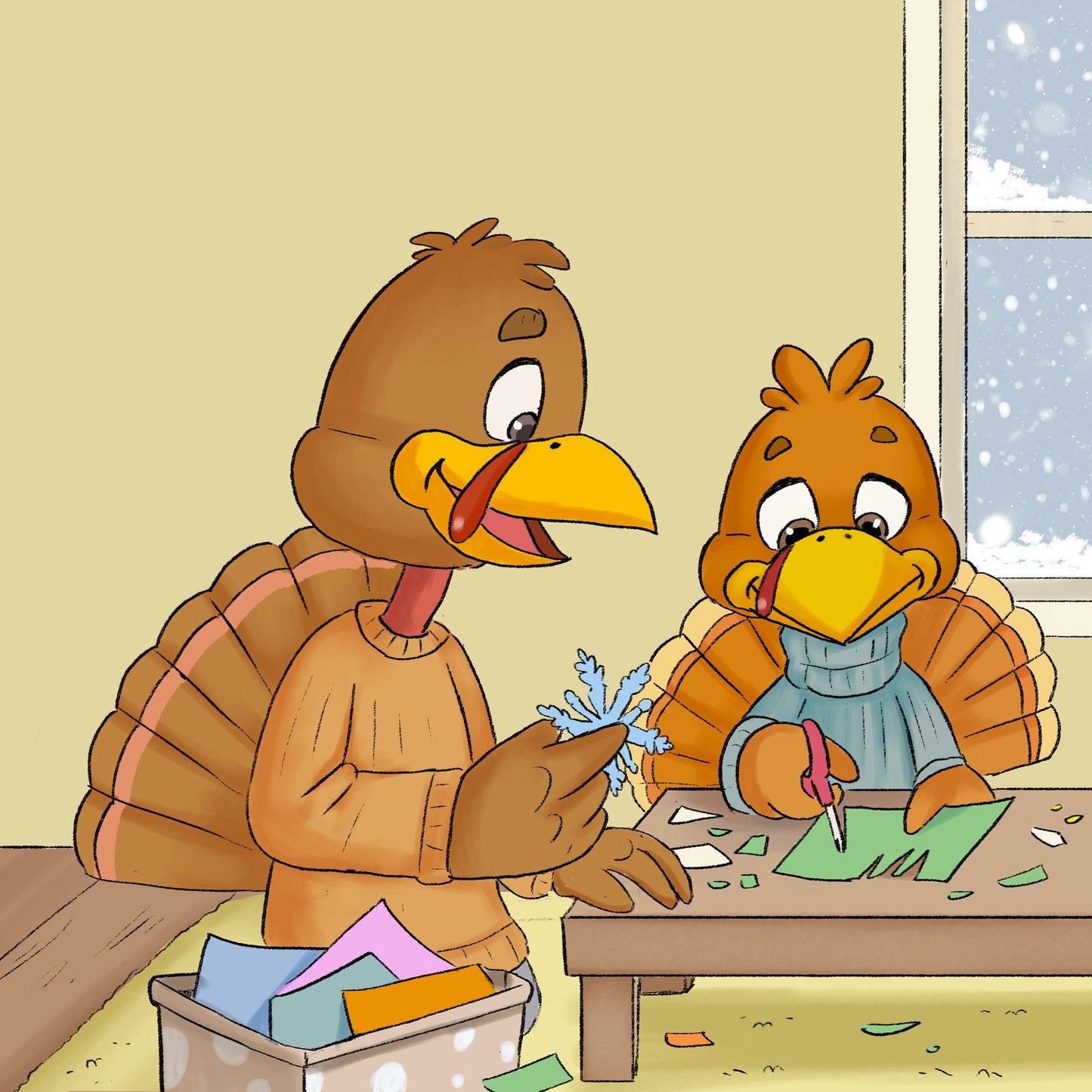 Taylor the Turkey's Snow Day Book